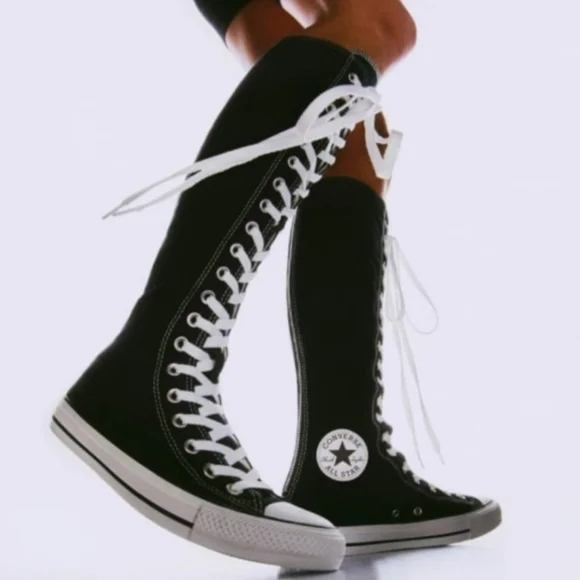 ⚫️  Converse Chuck Taylor All-Star XX Knee High 90/Retro Rear Y2K Shoes Size 9 - Picture 11 of 12